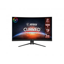 27.0- MSI VA LED MAG 275CQRF QD Curved Gaming Black (1ms, 4000:1, 300cd, 2560x1440, 178°/178°, Quantum Dot, HDMI x 2, DisplayPort, USB-C (Video), Curvature 1500R, 170Hz Refresh Rate, AMD Adaptive Sync, Height adjustment, Audio Line-out, VESA)